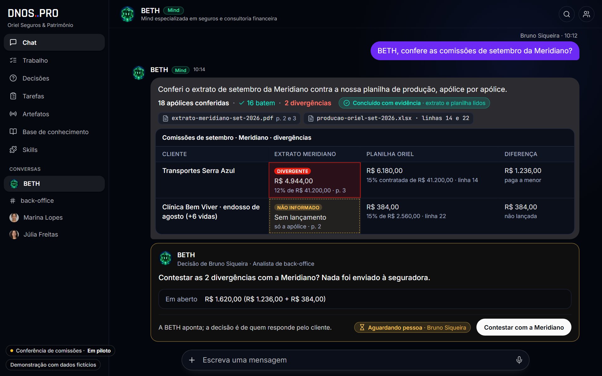 Conferência de comissões